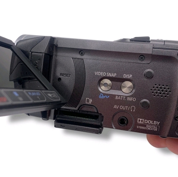 Canon VIXIA HF R200 Full HD 1080p AVCHD Camcorder Turns On NO SCREEN New Battery - Picture 5 of 16